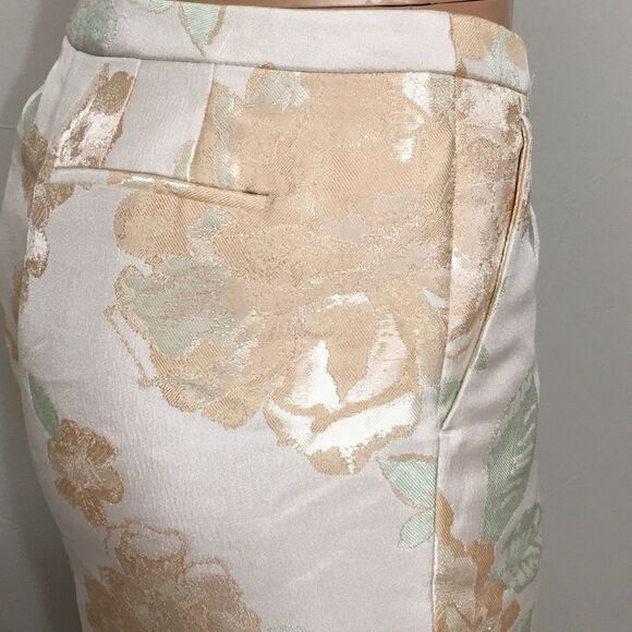 New. Peach and mint tapestry pants. NWOT - Picture 4 of 7